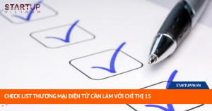 Check List thương mại điện tử cần Làm Với Chỉ Thị 15 2