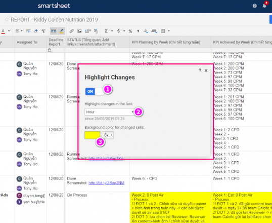 Series: Quản lý Dự Án Truyền Thông Bằng Nền Tảng Smartsheet - Hướng Dẫn Sử Dụng Nền Tảng Smartsheet 19