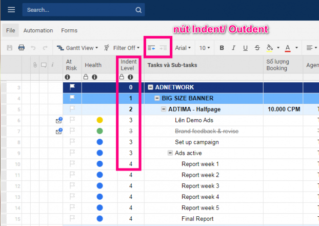 Series: Quản lý Dự Án Truyền Thông Bằng Nền Tảng Smartsheet - Hướng Dẫn Sử Dụng Nền Tảng Smartsheet 22