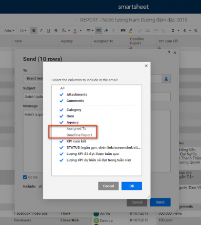 Series: Quản lý Dự Án Truyền Thông Bằng Nền Tảng Smartsheet - Hướng Dẫn Sử Dụng Nền Tảng Smartsheet 41