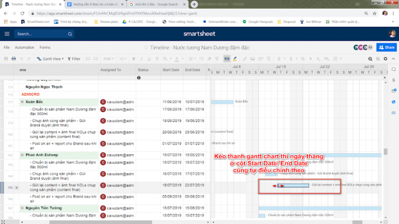 Series: Quản lý Dự Án Truyền Thông Bằng Nền Tảng Smartsheet - Hướng Dẫn Sử Dụng Nền Tảng Smartsheet 28