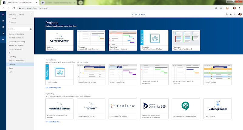 Series: Quản lý Dự Án Truyền Thông Bằng Nền Tảng Smartsheet – Giới Thiệu Templates Quản Lý Dự Án Truyền Thông Digital/social & Pr, Template Quản Lý Chứng Từ & Thanh Toán 4